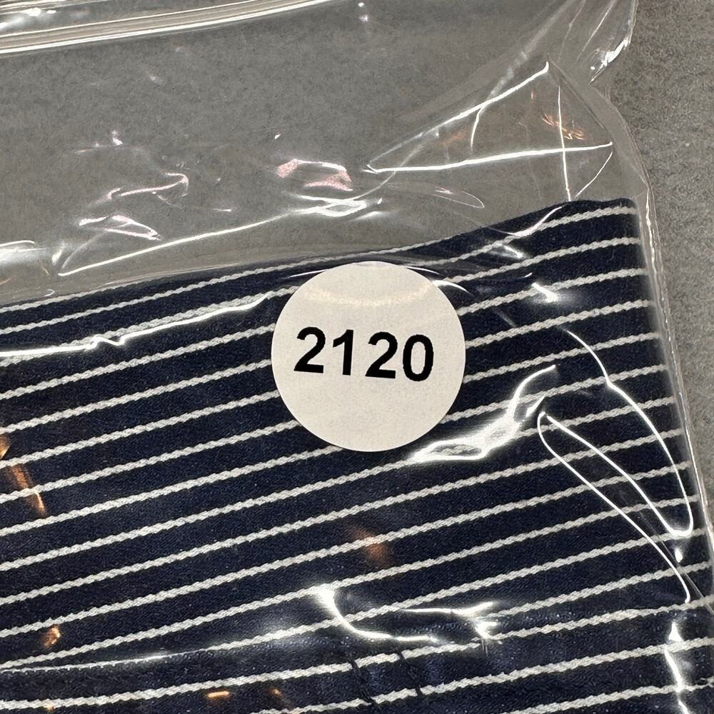 Lee Shorts Womens 14 Blue White Striped Regular Fit Mid Rise Summer Casual - Picture 16 of 16